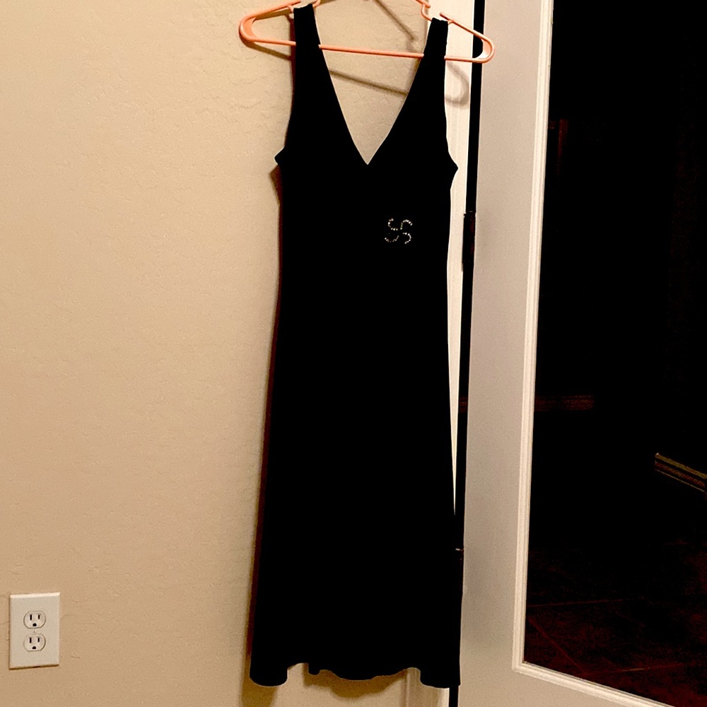 Black evening dress